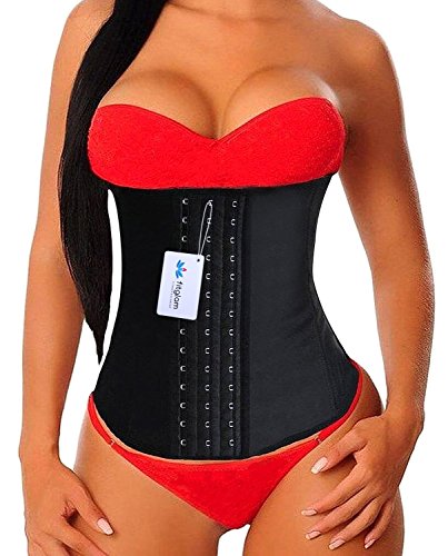 Fitglam Latex Waist Trainer for Weight Loss Body Shaper Waist Training Corset