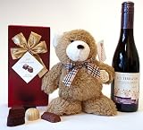 Wine, Chocolates & Teddy Bear