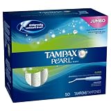 Tampax Tampax Pearl Plastic Super Absorbency, Unscented Tampons 50 Count