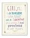 The Kids Room by Stupell Textual Art Wall Plaque, A Noise With Glitter On It, 11 x 0.5 x 15, Proudly Made in USA