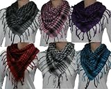 Checked Arab Scarf Shemagh Kafiyah