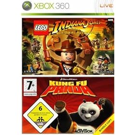 Lego Indiana Jones & Kung Fu Panda Double Pack Game XBOX 360