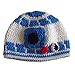 Handmade Milk Protein Cotton Yarn Star Wars Baby R2D2 hat Droid hat in Blue - Multiple (preteen, Teen, Adult Female)