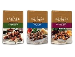 Sahale Snacks Seasoned Nuts Variety Pack, 4-Ounce Bags (Pack of 6)