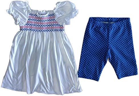 Girl Friends By Anita G. Girls Smocked Tunic and Bike Short Set (7)