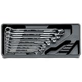 【KTC工具】 45℃×6℃ ロング めがねレンチ セット （8本組） / TM508