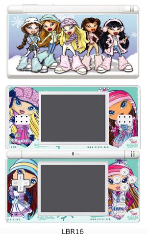 Bratz Dolls Fashion game Decal Cover Vinyl Skin Protector 16 for Nintendo DS Lite