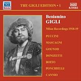 ベニアミーノ・ジーリ:ミラノ録音集(1918-1919)