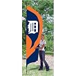Detroit Tigers MLB Applique & Embroidered Tall Team Flag (102"x30")