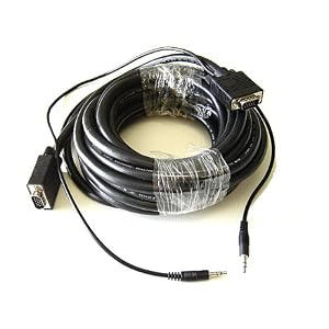 buy the recommended 100FT-SVGA-VGA-M-M-3x-Shielded-Monitor-Cable-w-AUDIO-100-FT-Male-to-Male-3-5mm-stereo-HD15-Audio-Video-Laptop-to-TV--LCD-TV-HDTV-100- most reasonable cheaper feedback 