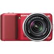 Sony Alpha NEX-3 Interchangeable Lens Digital Camera w/18-55mm Lens (Red)