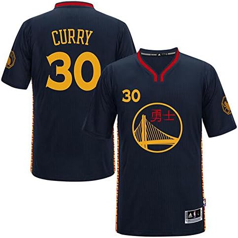 Golden State Warriors Stephen Curry 2016 Chinese New Year Swingman Black Jersey