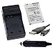 2 x EN-EL12 Replacement Battery + Battery Charger + USB Data Cable FOR Nikon CoolPix S1000pj / S620 / S630 / S640 / S70 / S710 Digital Camera