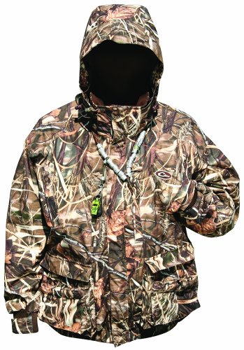 Drake Waterfowl Camouflage LST Eqwader 3-in-1 Plus 2 Wader Coat - Max 4 - X-Large On Sale