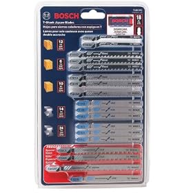 BOSCH T18CHC 18-Piece Bosch Shank Jigsaw Blade Set With Brute Case