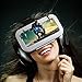 Habor 3D VR Virtual Reality Headset for Smartphones for 3D Movies/Games (Black)