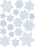 Snowflakes Vinyl Clings