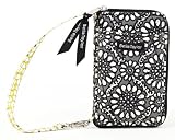 Bella Taylor Chartreuse Quilted Cotton Wristlet Wallet