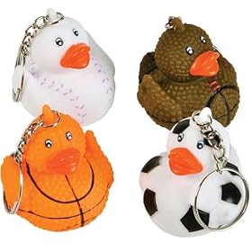 Sport Duck Key Chains - 24 per unit by SmallToys