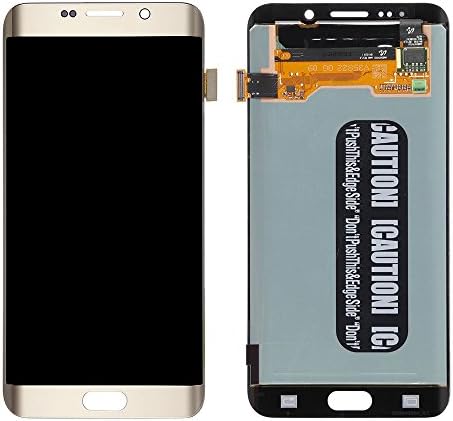 Coobetter® Screen Replacement for Samsung Galaxy S6 Edge LCD Display Screen + Touch Digitizer Assembly with Repair Tools and Screen Protector Film (S6 Edge Gold)