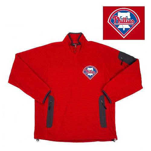Philadelphia Phillies MLB Impression Pullover (Dark Red)