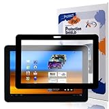 CCM® Protector Shield 100% Bubble Free Guaranteed Anti-Glare (Matte) Screen Protector Film Mask for Samsung Galaxy Tab 10.1 inch Touchscreen Tablet (Black)