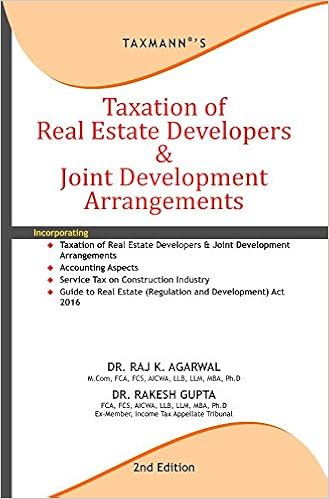 Taxation of Real Estate Developers & Joint Development Arrangements