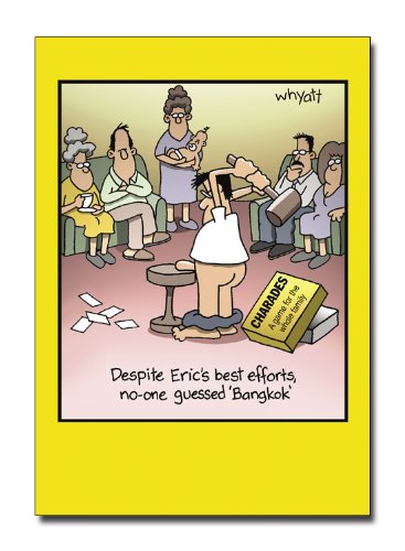 Bangkok - Damn Funny Cartoon Birthday Greeting Card