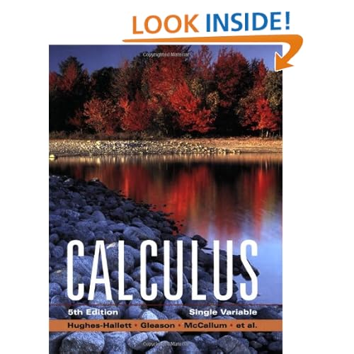 Calculus: Single Variable
