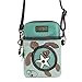 Chala Convertible Cross-body adjustable Straps and Star Zipper Turtle Stripe