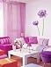 Cosmos Violet Mural Wall Home Art Decor Sticker EC-008