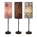 Paisley Pattern Mini Buffet Lamps - Set of 3