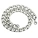 Trendsmax Jewelry 15mm Mens Chain Boys Curb Link Stainless Steel Necklace Silver Tone