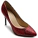 Ollio Women's Shoe D'Orsay Snakeskin Pointed Toe High Heel Multi Color Pump