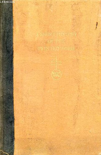 A Short History of the Printed Word