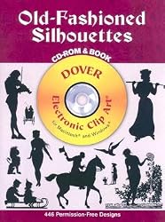 Old-Fashioned Silhouettes CD-ROM and Book