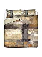 FOOL COLORS by MANIFATTURE COTONIERE Juego De Funda Nórdica My Way (Gris/Beige)