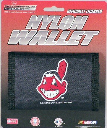 Cleveland Indians MLB Licensed Nylon Trifold Wallet