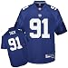 Justin Tuck Blue Reebok NFL Premier New York Giants Jersey - X-Large