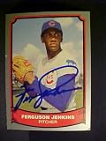 Ferguson Jenkins Chicago Cubs #43 1988 Baseball Legends Signed Baseball Card
