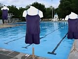 It Figures! Hip Hider Collection 2-piece Color Block Skirtini Swimsuit RETAIL VALUE $110