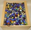Mega Marbles SET OF 24 ASSORTED 5/8" PLAYER MARBLES