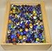 Mega Marbles SET OF 24 ASSORTED 5/8 PLAYER MARBLES
