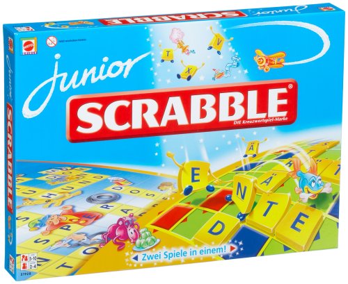 Mattel 51928-0 - Scrabble Junior, Brettspiel