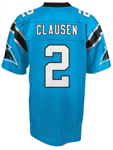 Carolina Panthers #2 Clausen Blue Jerseys Authentic Football Jersey Size 48-56 (Please Select the Size When You Order, Can Do Drop Shipping)