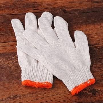 UR Garden Tools White Knitted Cotton Gardening Glove Work Protection Gloves