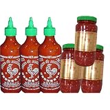 3 18 oz. Fresh Chili Paste 3 17 oz. Sriracha Chili Sauce by tastepadthai