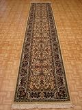 2'7 x 13'1 Beige Persian Tabriz Runner Rug