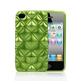 Apple iPhone 4/4S Premium Diamond Puffy Case - LIME