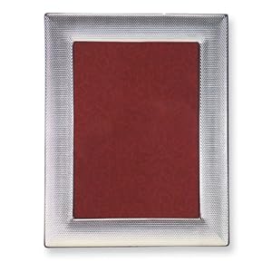 Sterling Silver Textured 5x7 Photo Frame